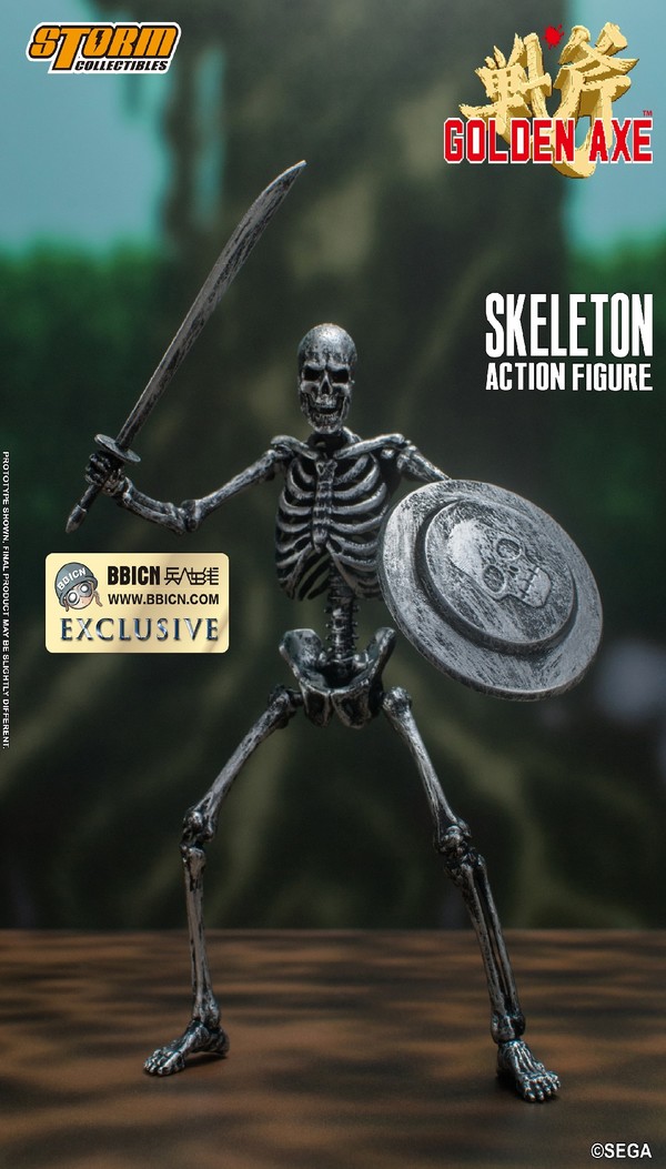 Skeleton (Silver), Golden Axe, Storm Collectibles, Action/Dolls, 1/12